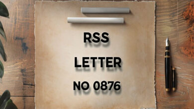 RSS Letter No 0876